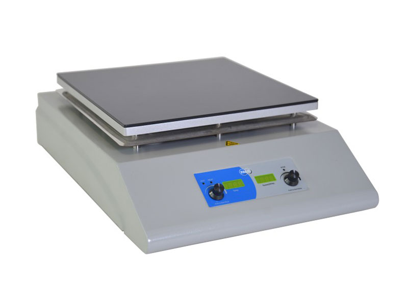 Maxi keramisch glas roerplaat met verwarming en sondepoort